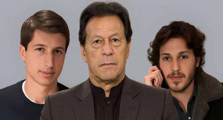Imran Khan speaks to sons Qasim and Sulaiman after court order surprises many. File photo