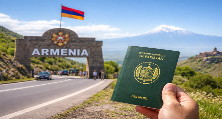 Armenia grants 180-day visa-free entry to Pakistani citizens