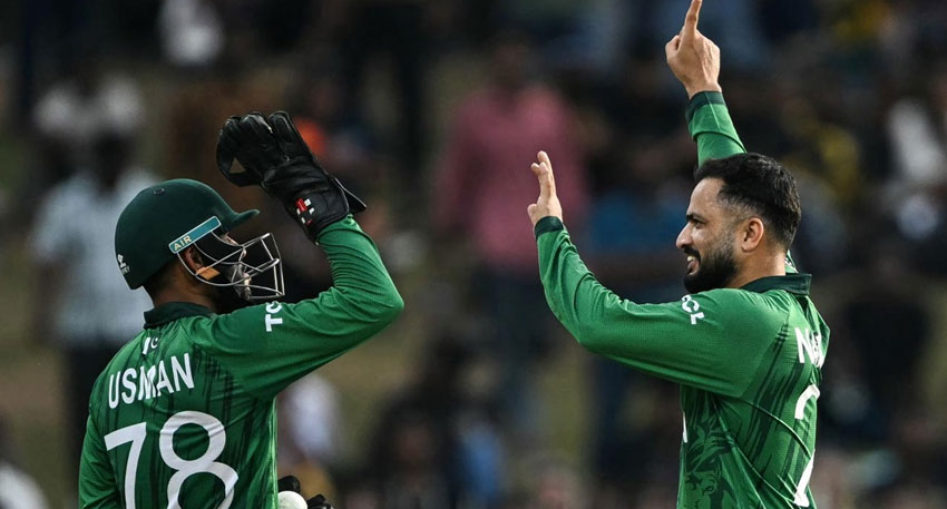 Pakistan beat Namibia and seal Super Eight spot after Farhan’s explosive century