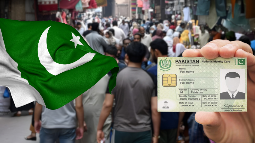 How many Pakistanis are registered at NADRA?
