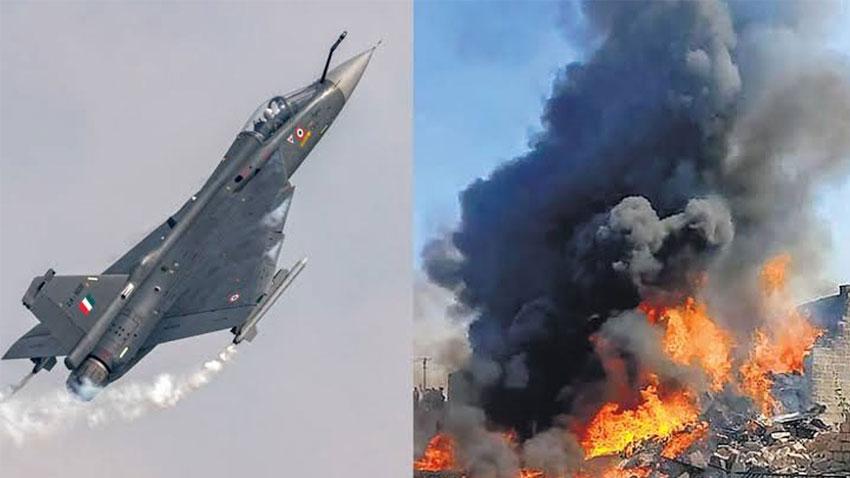 Tejas fighter jet crash shocks India again. File photo