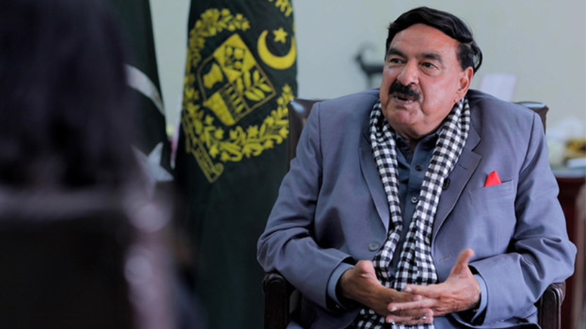 Former interior minister Sheikh Rashid Ahmad. File Photo