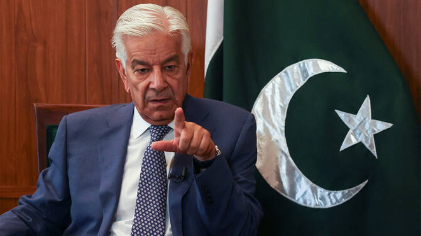Pakistan’s Defence Minister Khawaja Asif. File Photo
