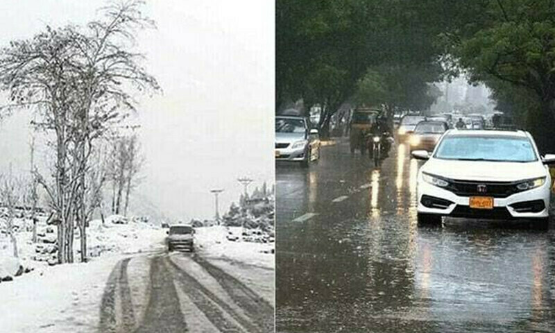 Rain, snow grip Pakistan as new year 2026 begins in deep chill