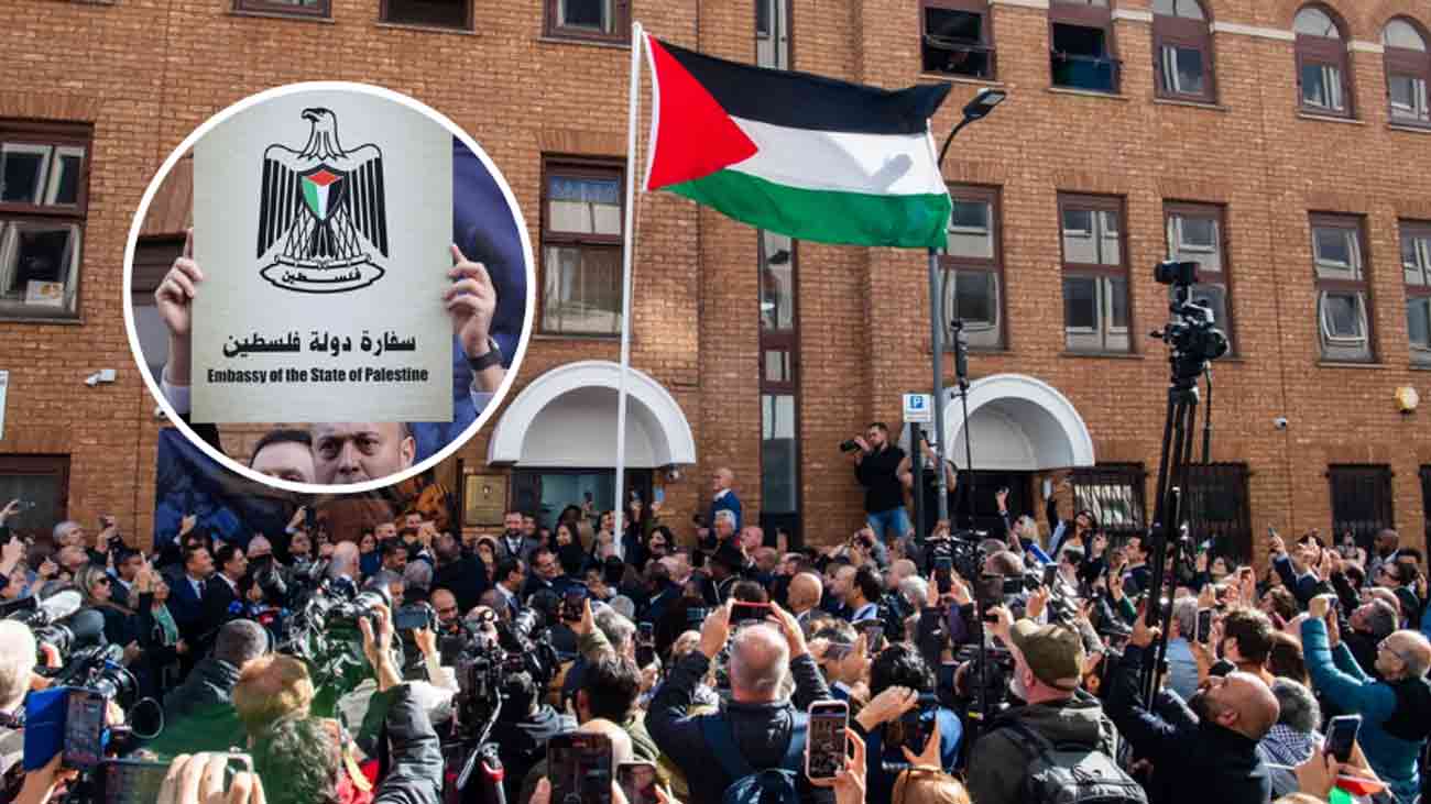 Palestinian Embassy in UK. File Photo