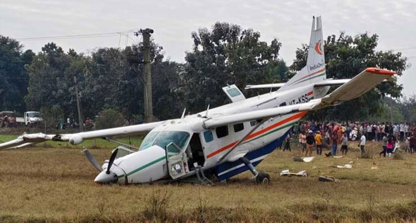 Six injured as India plane crash lands near Odisha’s Rourkela