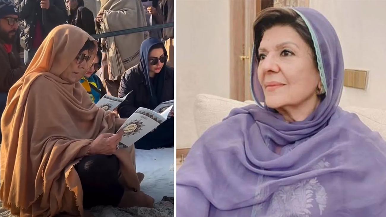 Aleema Khan invites PTI workers to special prayer for Imran Khan’s release outside Adiala Jail. File photo