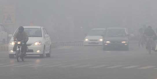 Met office forecasts cold, foggy conditions for next 24 hours
