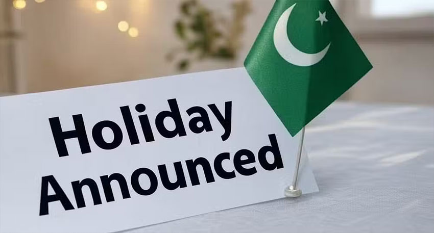 Pakistan announces public and optional holidays for 2026