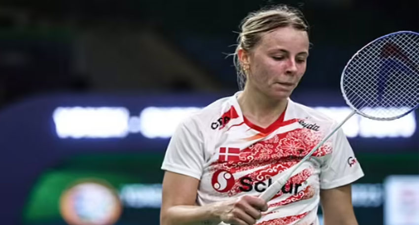 Badminton star Mia Blichfeldt chooses Rs4.5 million fine over competing in New Delhi. File photo