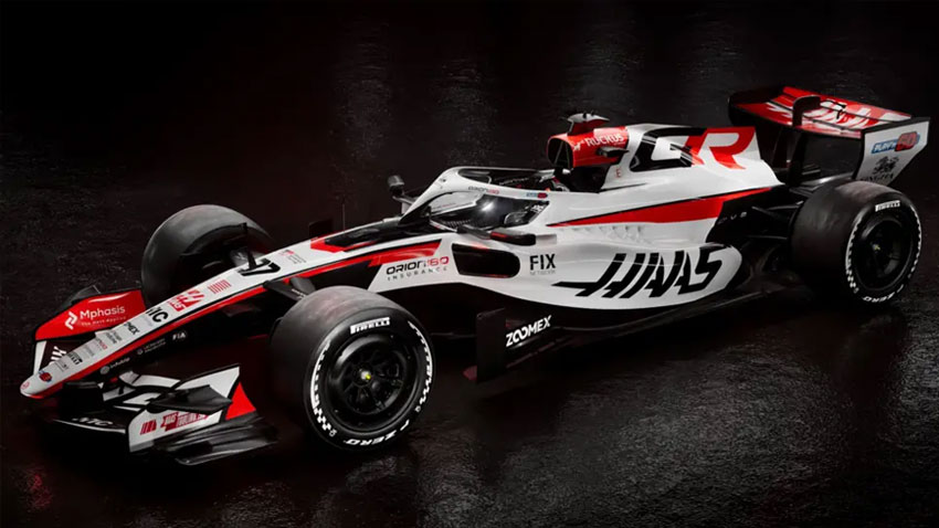 Haas 2026 Formula 1 car. File Photo