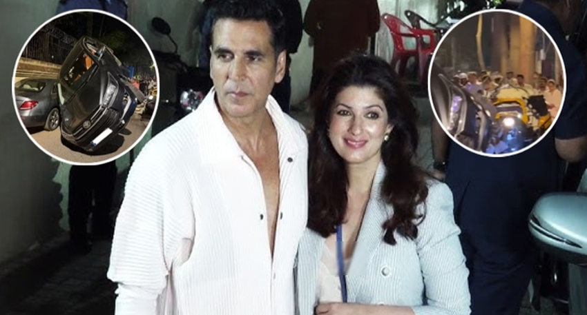 Akshay Kumar–Twinkle Khanna car crashed after returning from vacation
