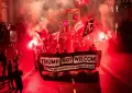 US flag burned as Trump’s Greenland threat sparks massive protests in Europe