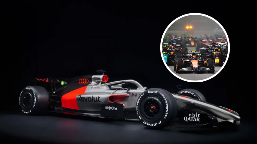 Audi F1 Car. File Photo