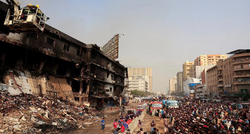 Gul Plaza Fire: CCTV reveals rapid spread and locked exits