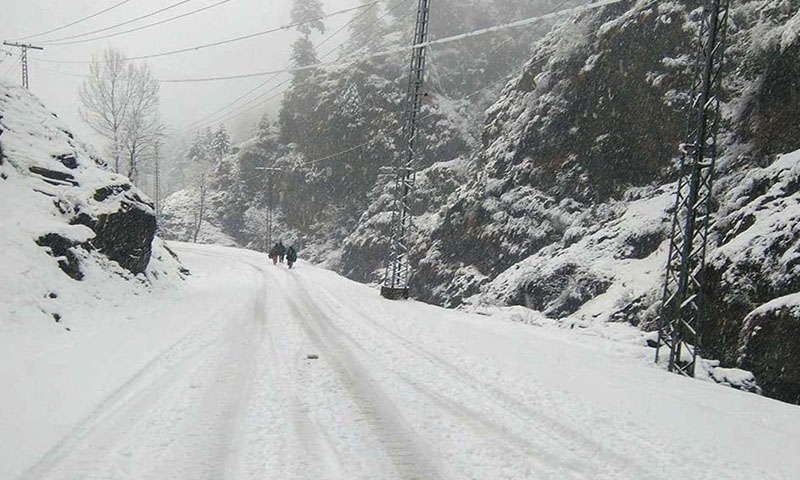 Murree snowfall traps 5,000 vehicles, entry banned