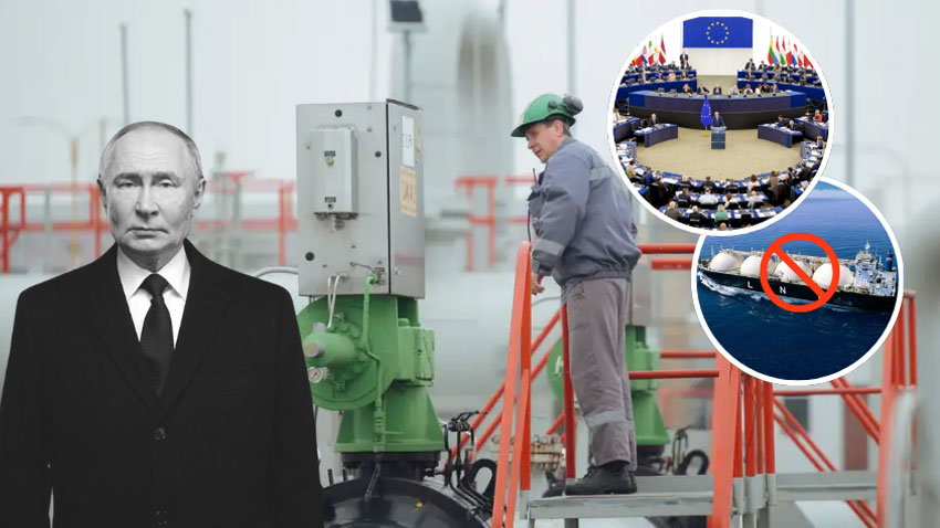 EU bans Russian Gas. File Photo