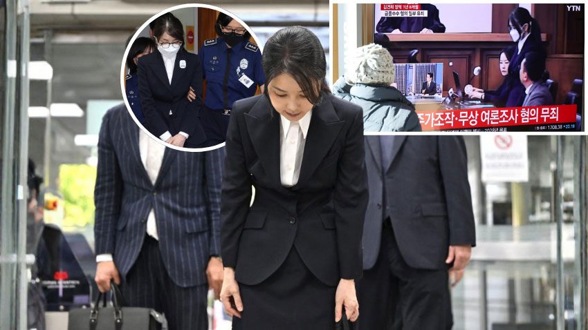 South Korea jails former first lady in bribery case