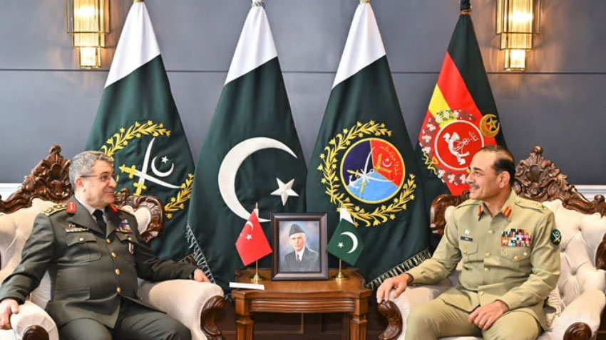 Pakistan and Turkiye military chiefs vow to deepen defense ties