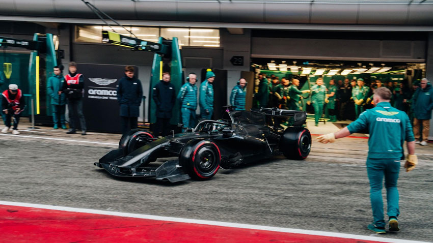 Adrian Newey-designed Aston Martin emerges at testing