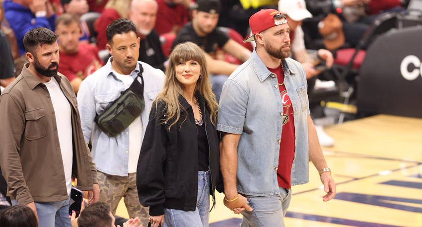 Taylor Swift and Travis Kelce in New York