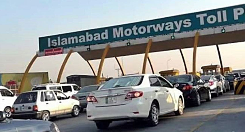 Motorway toll tax hike raises travel costs on Lahore-Islamabad M-2. File photo