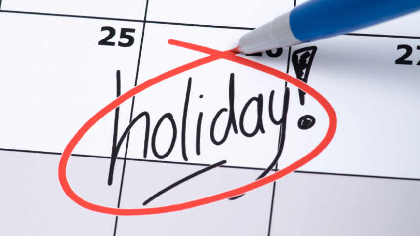 Public holiday announced. File photo