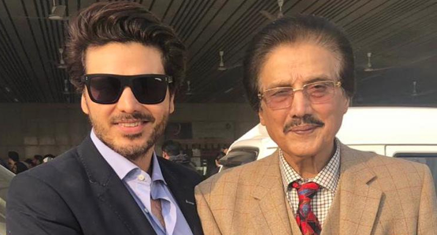 Ahsan Khan with father, Mr. Iftikhar Khan