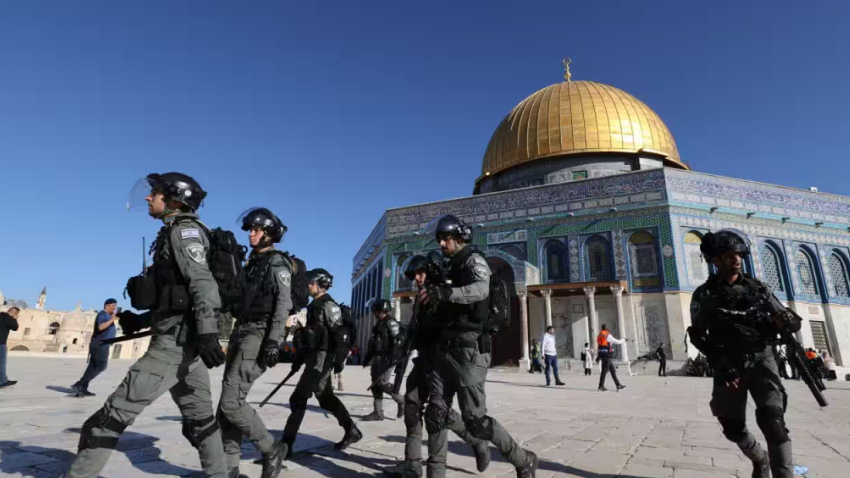 Israeli forces detained Al-Aqsa Mosque imam. File photo