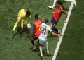 Spain beat Belgium 2-1 in the World Cup