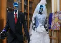 Russia stages first symbolic wedding for humanoid robots