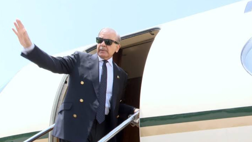 Prime Minister Shehbaz Sharif has departed for Qatar. File photo
