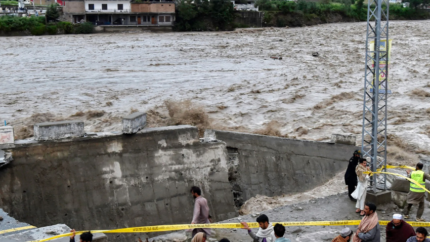 Diamer hit by flash floods as Karakoram Highway closes. File photo