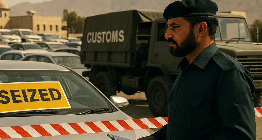 Customs seizes smuggled cars worth over Rs113,500,000 in Islamabad crackdown