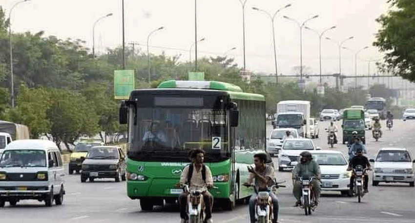 Rawalpindi Green Bus Route 2 updated