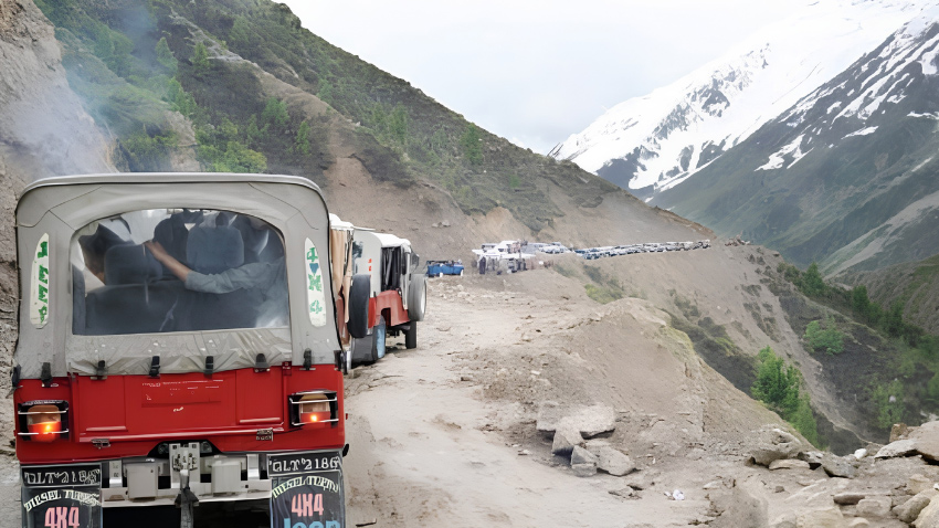 Authorities have temporarily closed the road to Lake Saif-ul-Malook. File photo