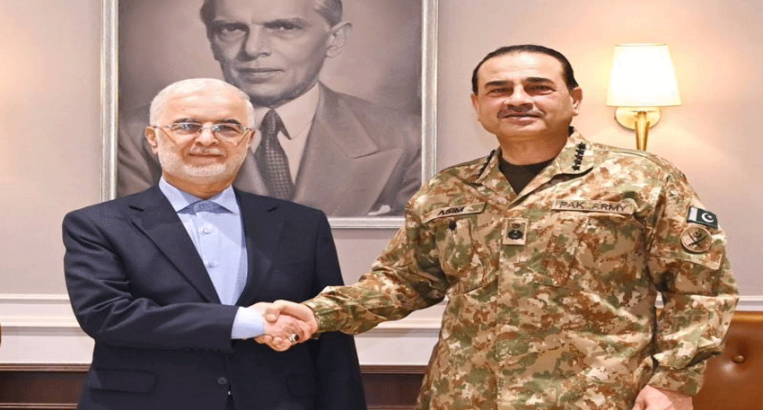 Field Marshal Asim Munir and Iranian Interior Minister hold key talks on regional security and bilateral relations