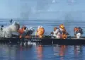 Saudi tanker catches fire after Houthi missile strike in Red Sea