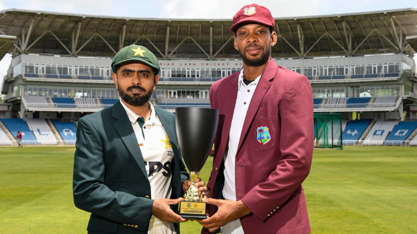 Pakistan and the West Indies have officially unveiled the trophy. File photo