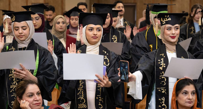 Palestinian students celebrate BDS graduation despite Gaza war challenges. File photo