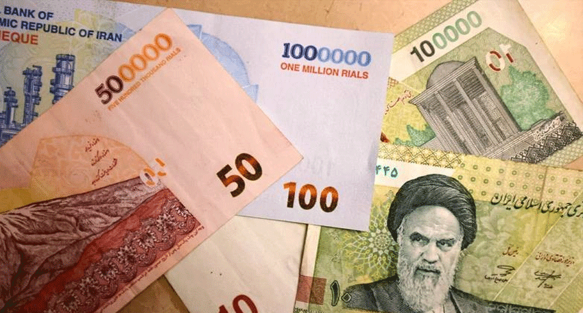 Iranian rial has fallen sharply in value. File photo