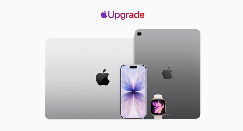 Apple devices for upgrade program.