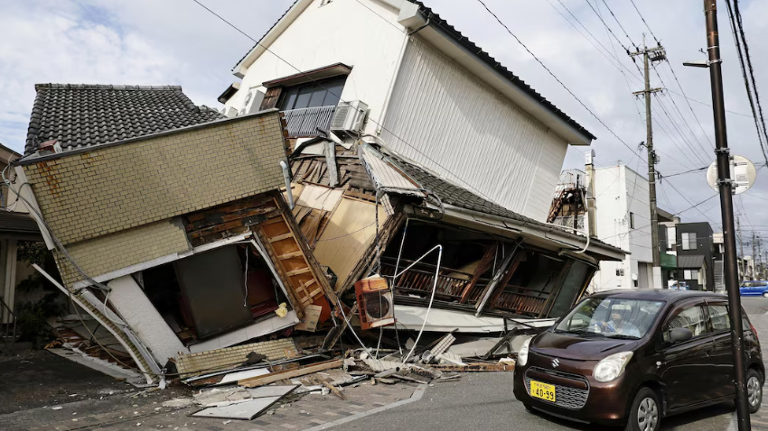 A powerful 7.1-magnitude earthquake struck southern Japan. File photo