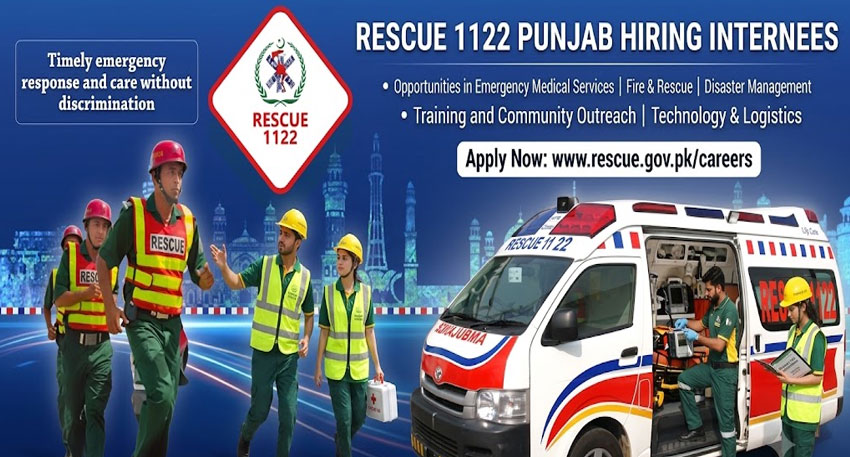 Punjab Rescue 1122 internship