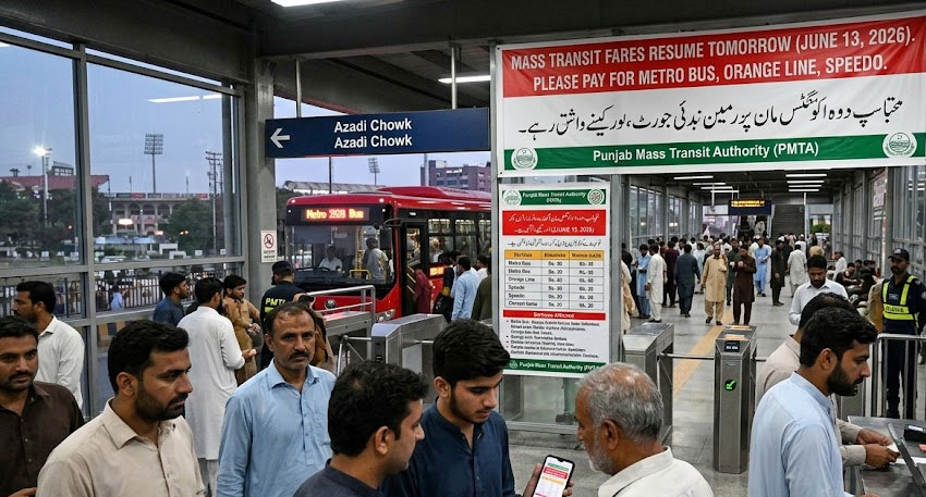 Punjab metro fares