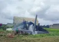 Indian military aircraft crashes while landing