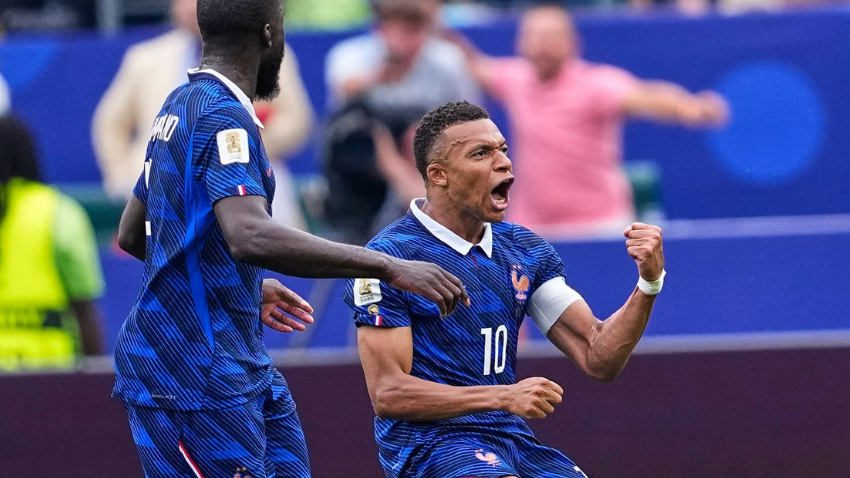 Mbappe scores twice as France beat Iraq 3-0. File photo