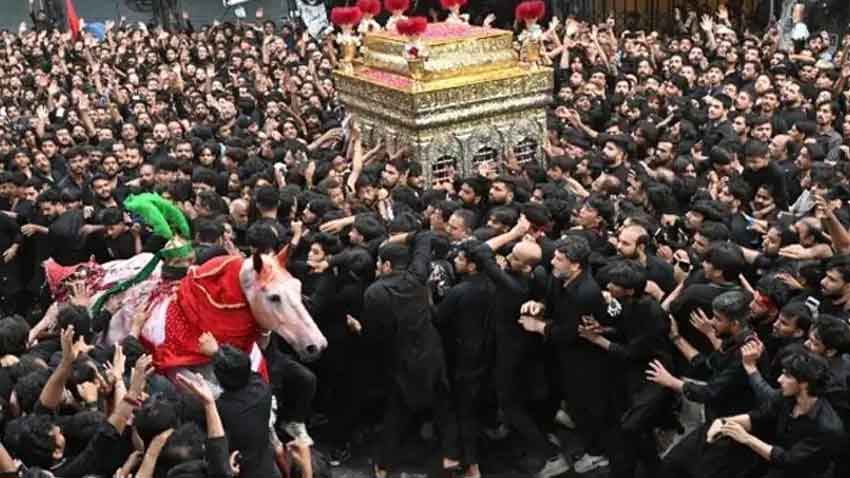 Muharram 10 processions under tight security with thousands of personnel deployed. File photo