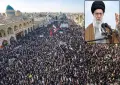Millions flood streets in Iran to honor Ayatollah Khamenei