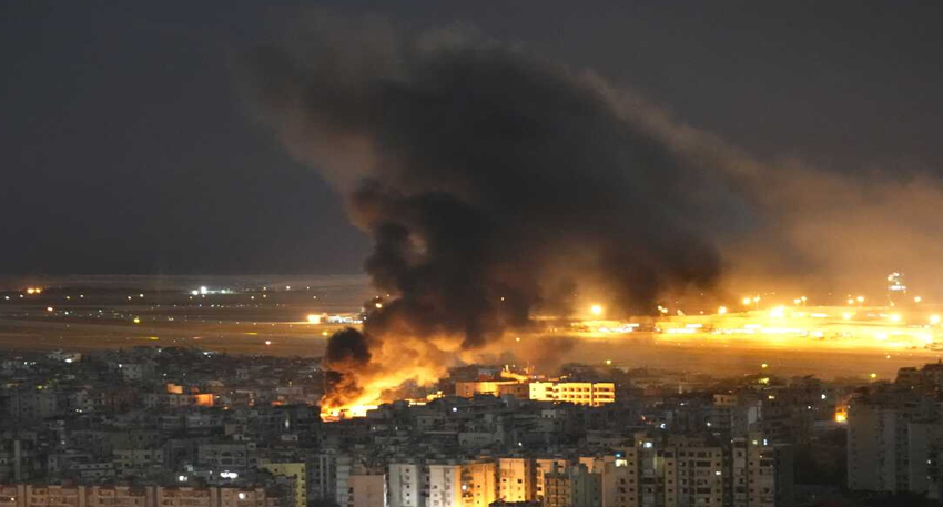 Israel strikes Beirut after Hezbollah missile attack on Haifa